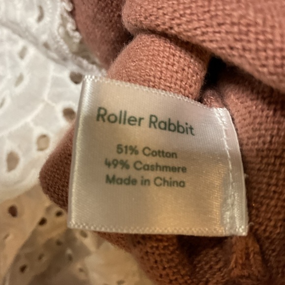 Roller Rabbit Cashmere blend Sweater sz small - Picture 3 of 5